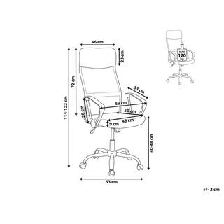 Beliani Bürostuhl aus Netz Modern DESIGN  