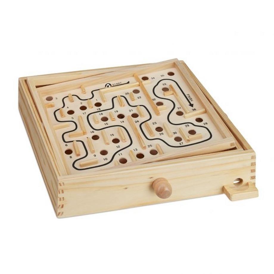 B2X  Jeu de labyrinthe en bois 