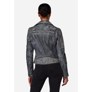 RICANO  Lederjacke Studd, Bikerjacke mit Nieten 