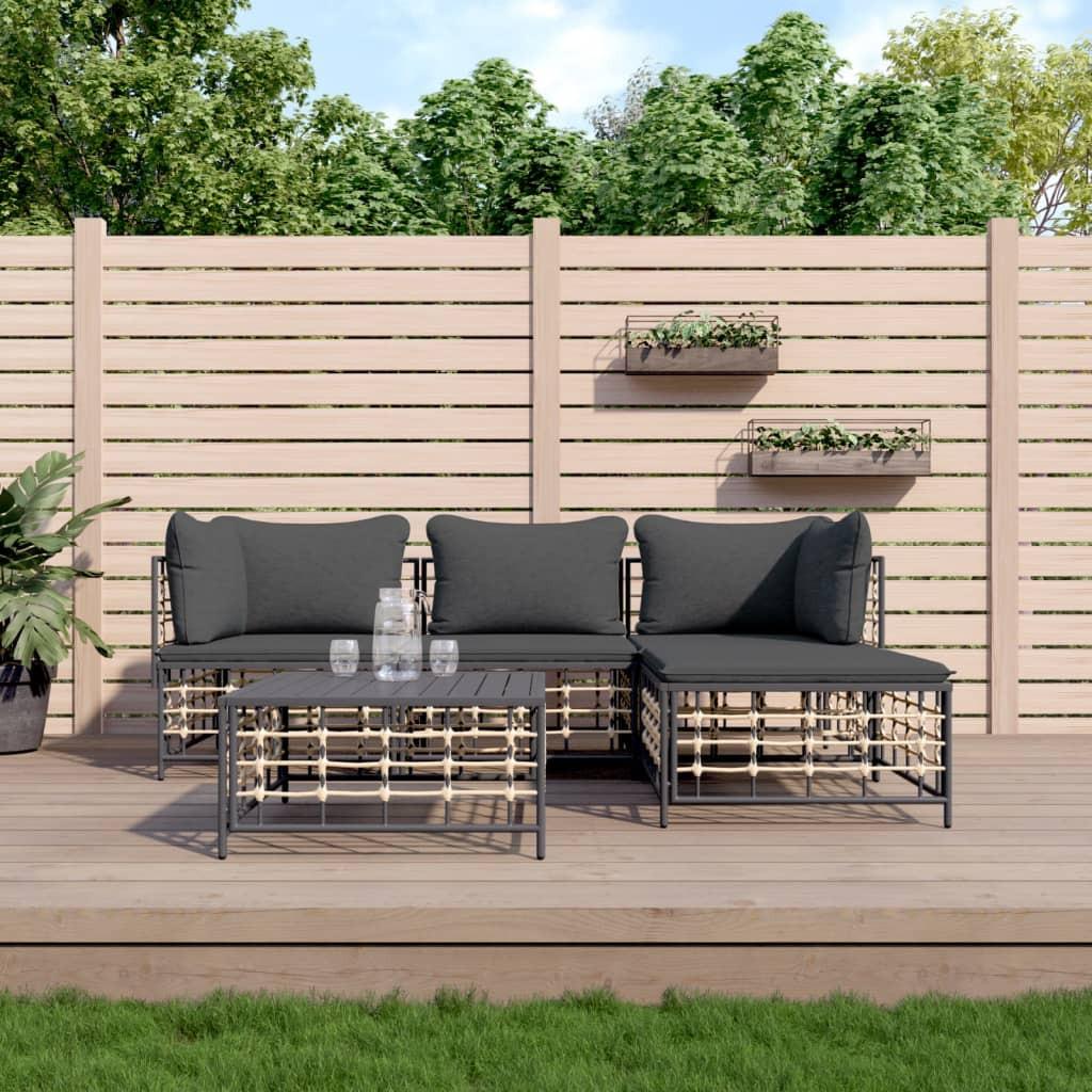 VidaXL Garten lounge set poly-rattan  