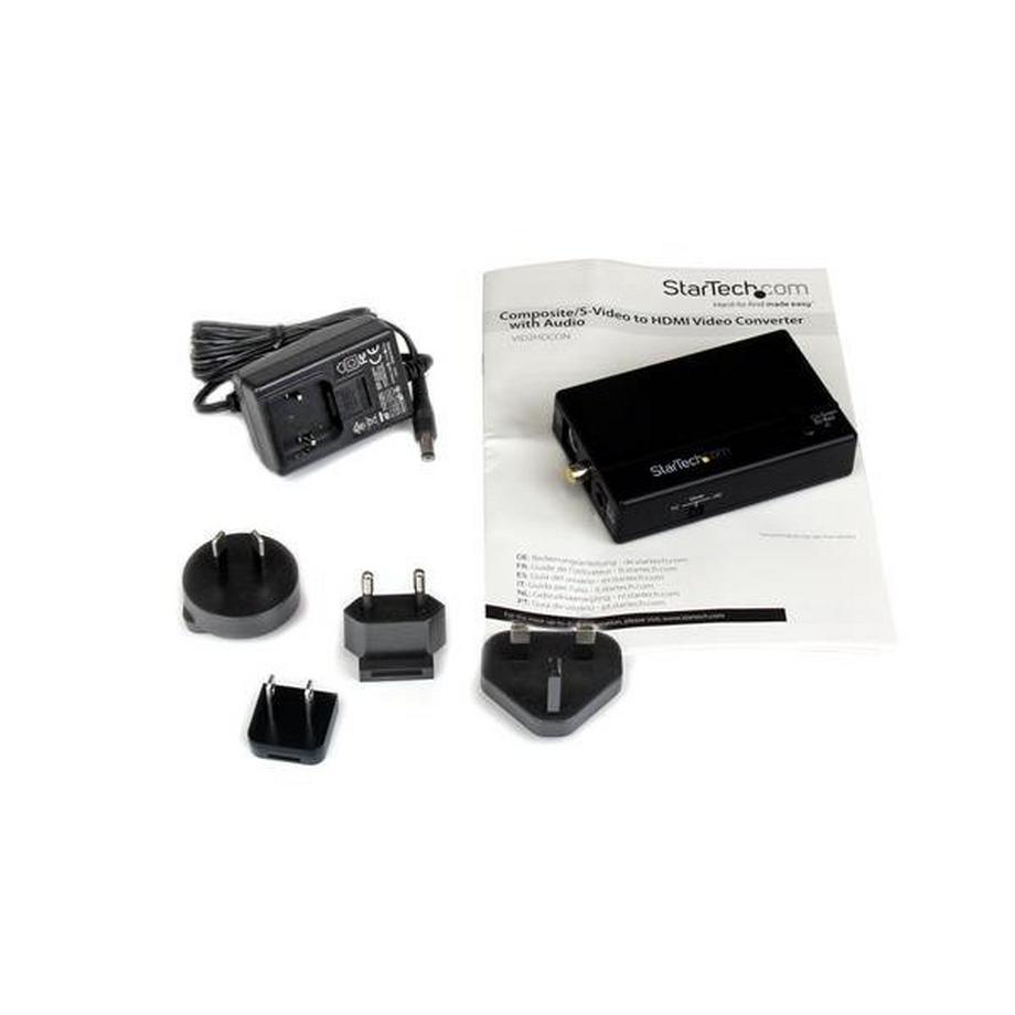 STARTECH.COM  StarTech.com Convertisseur composite et S-vidéo vers HDMI avec audio 