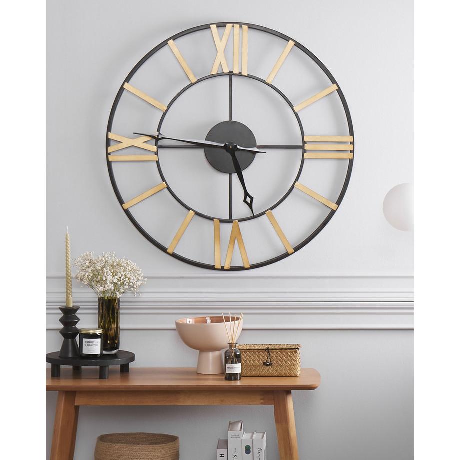 Beliani Orologio da parete en Ferro Classico VALSOT  