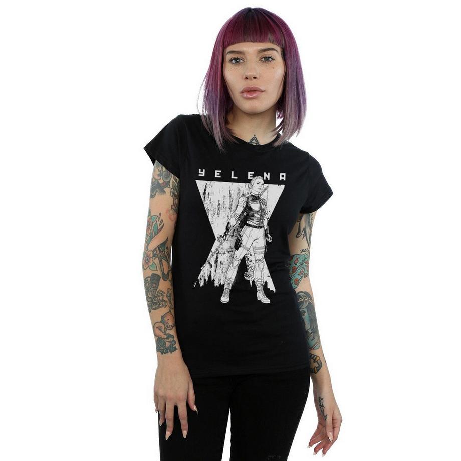 MARVEL Yelena Black Widow T-Shirt Grafica  