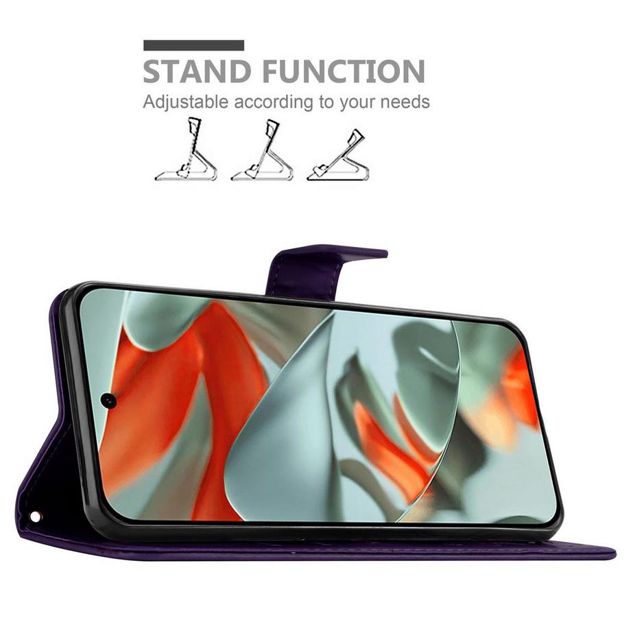 Cadorabo  Google Pixel 9 PRO XL Hülle mit Blumen Muster 