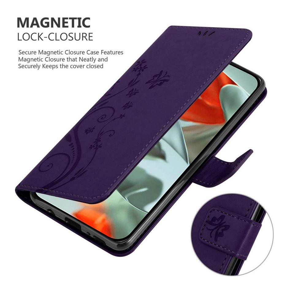 Cadorabo  Google Pixel 9 PRO XL Hülle mit Blumen Muster 