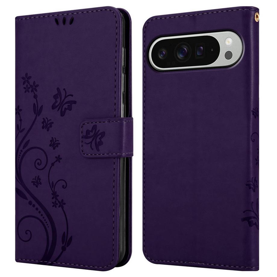 Cadorabo  Google Pixel 9 PRO XL Hülle mit Blumen Muster 