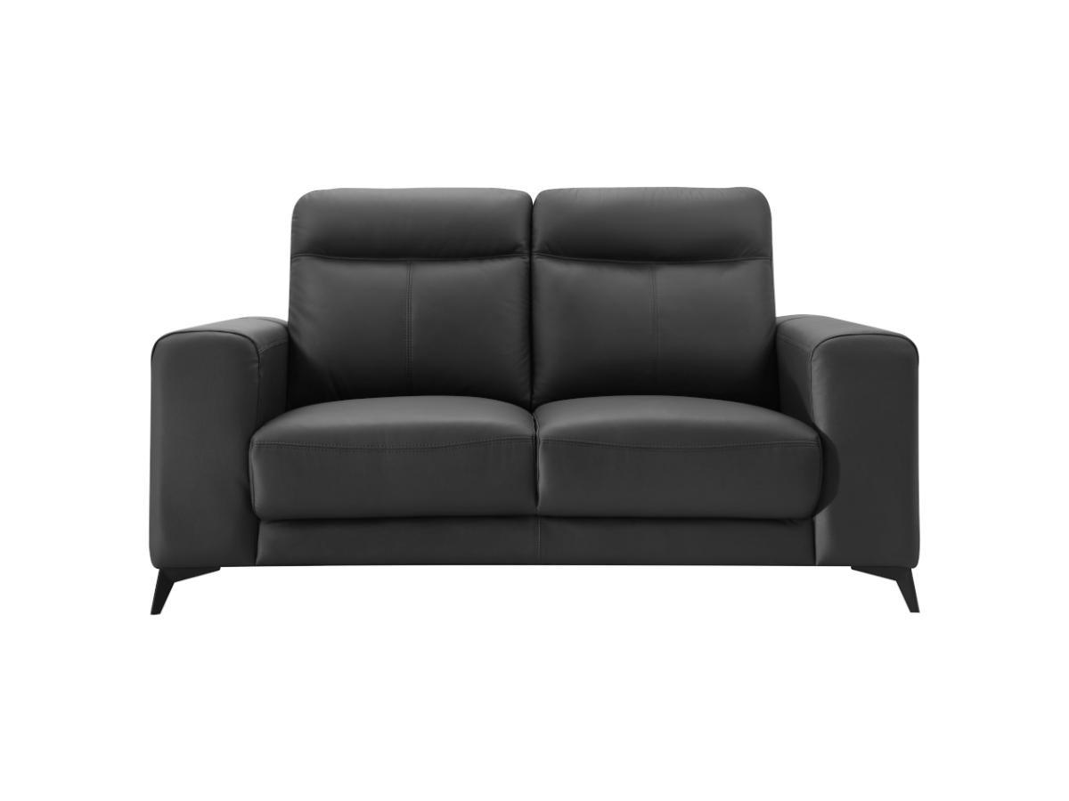 Vente-unique Ledersofa 2Sitzer MONTANER  