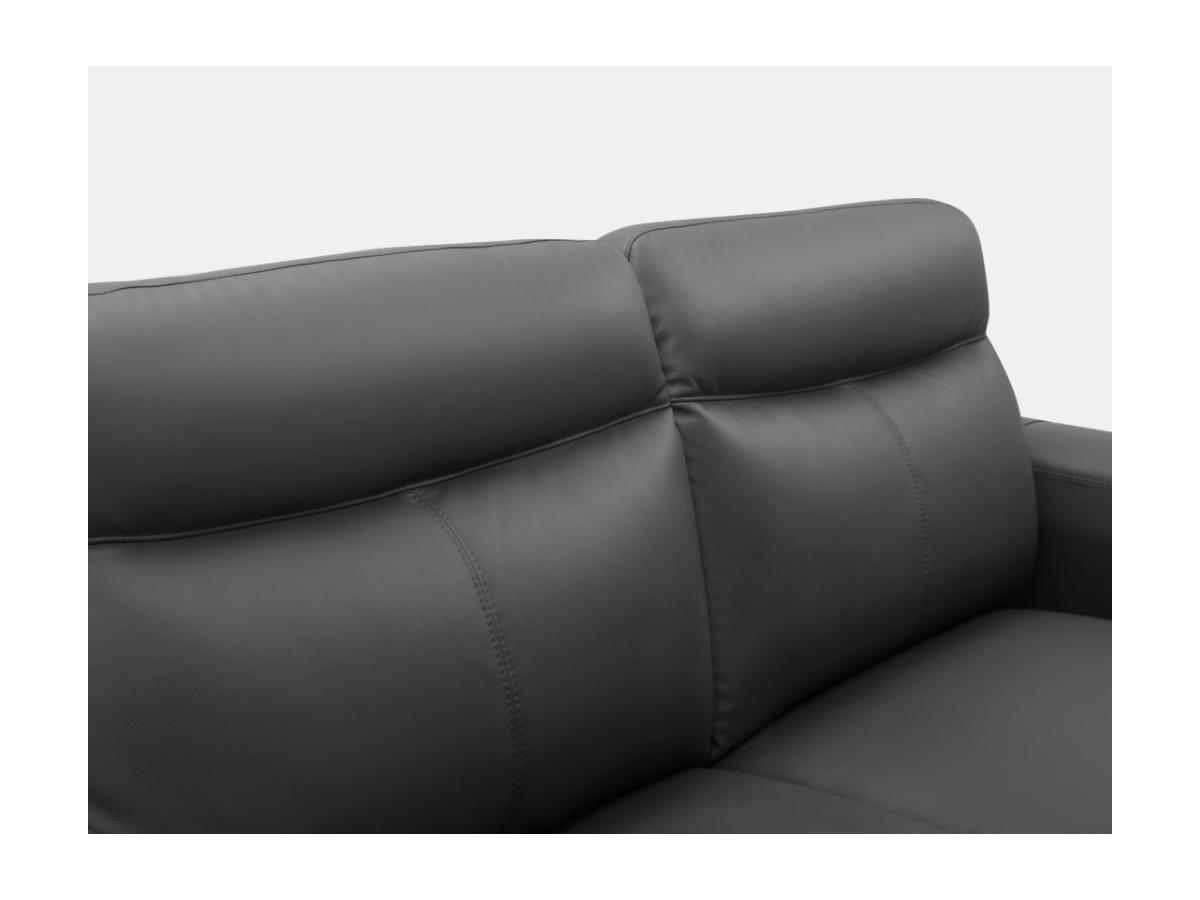 Vente-unique Ledersofa 2Sitzer MONTANER  