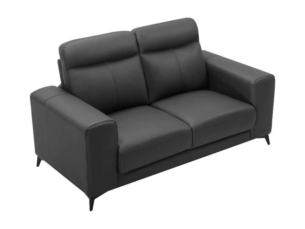 Vente-unique Ledersofa 2Sitzer MONTANER  