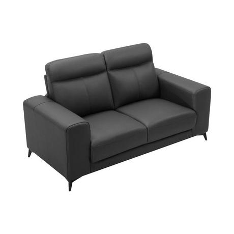 Vente-unique Ledersofa 2Sitzer MONTANER  