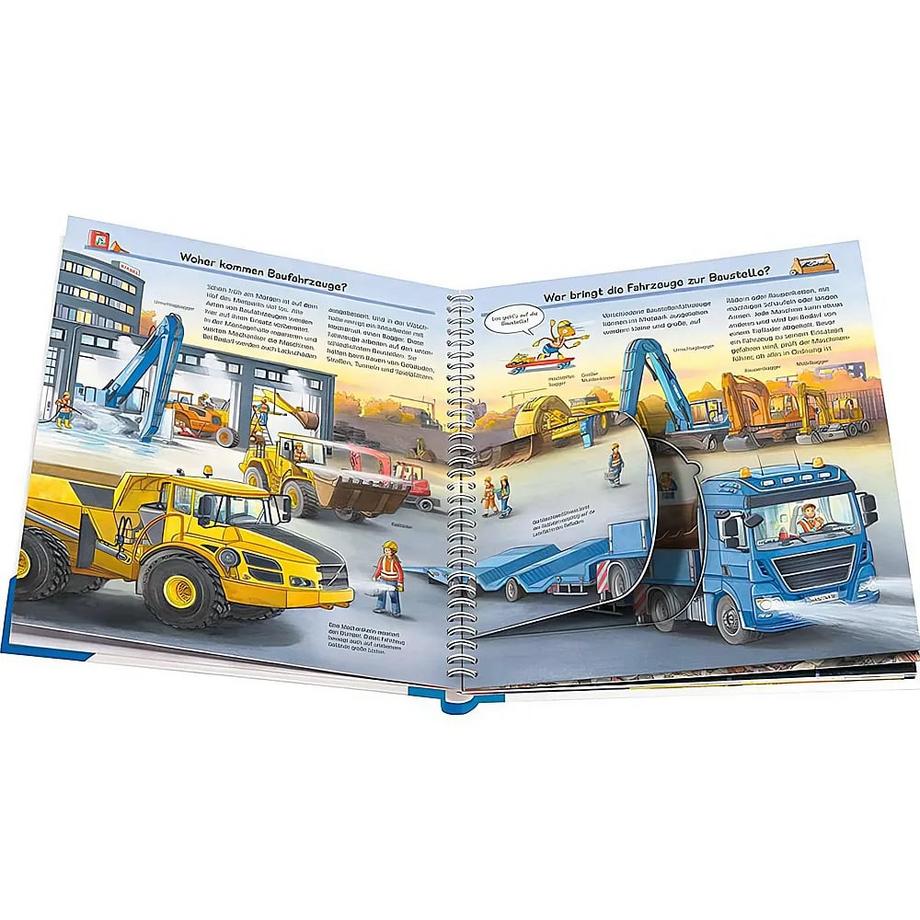 Wieso? Weshalb? Warum?, Band 7: Fahrzeuge auf der Baustelle Erne, Andrea; Humbach, Markus (Illustrationen) Gebundene Ausgabe 