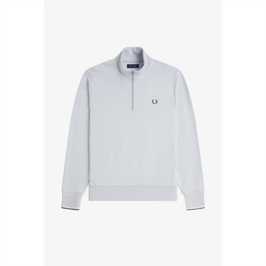 SweaT-Shirt, Mit Halbem Reißverschluss