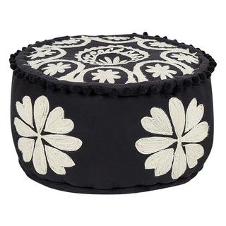 Beliani Pouf aus Baumwolle Boho PATRI  