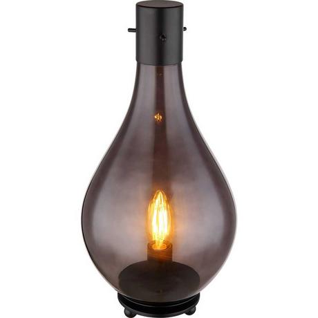 mutoni light Lampe de table Oskus métal noir mat 1xE27  