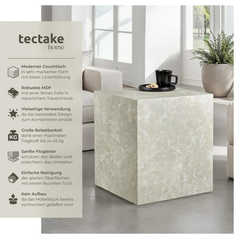 Tectake Table basse LASLEY design minimaliste  