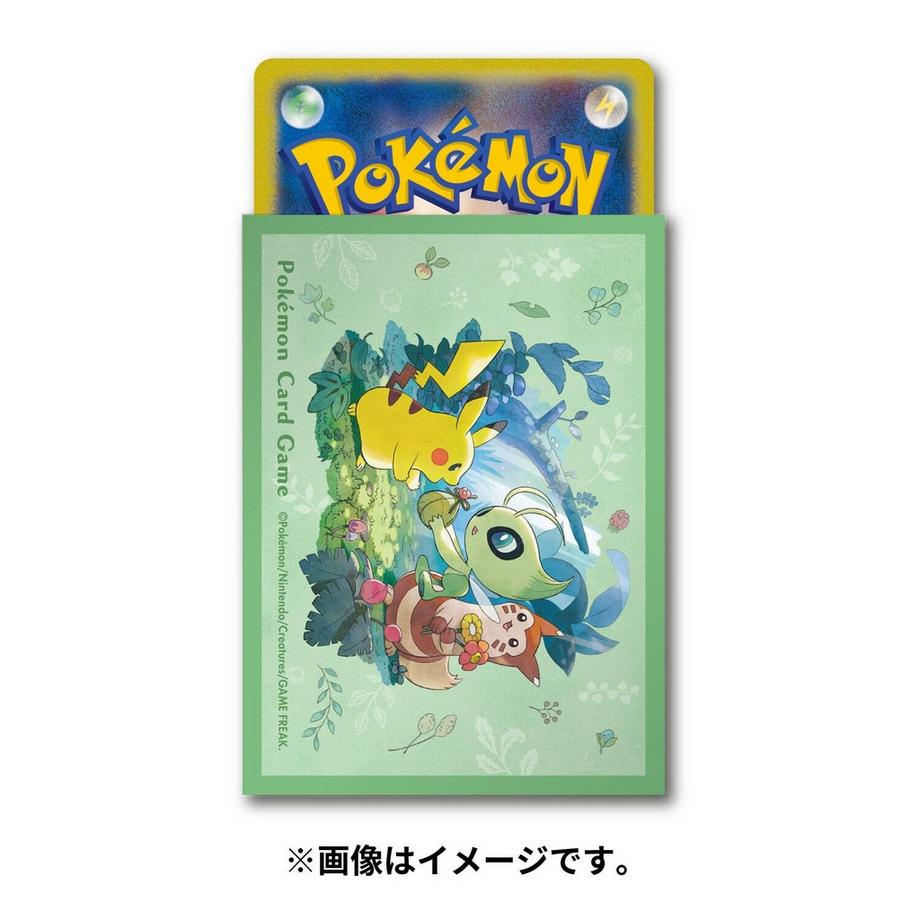 Pokemon  Pokemon Center Deck Sleeves Shield Gift of the Forest 