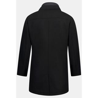 JP1880 Manteau en laine mélangée avec insert matelassé et col à revers  