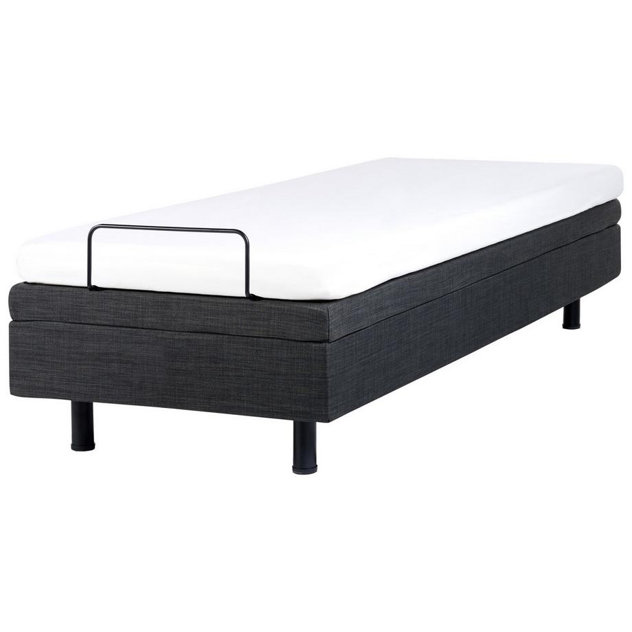 Beliani Letto regolabile senza testiera en Tessuto Moderno DUKE  