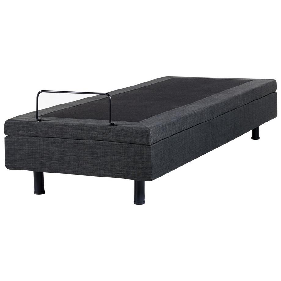 Beliani Letto regolabile senza testiera en Tessuto Moderno DUKE  