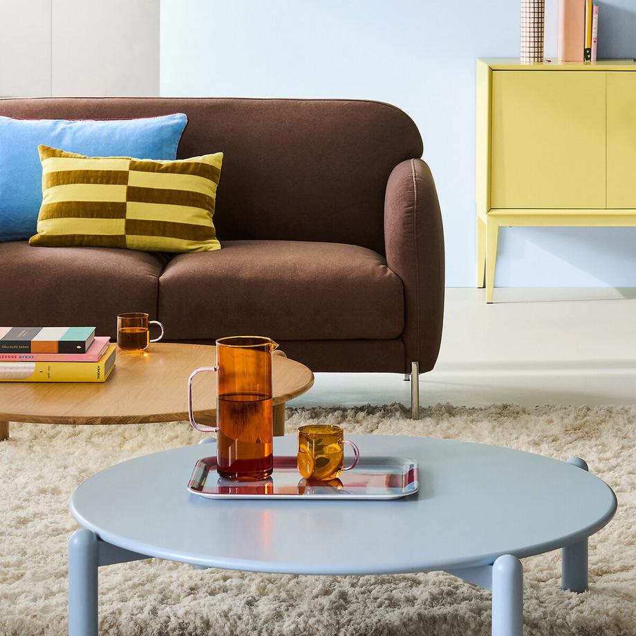 La Redoute Intérieurs Lot de 4 tasses en verre anse colorée  