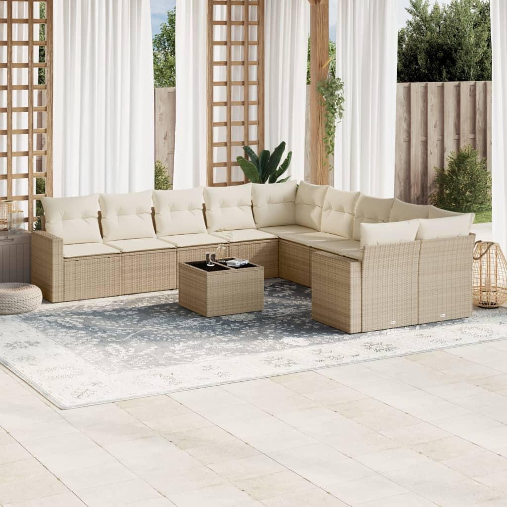 VidaXL Garten sofagarnitur poly-rattan  