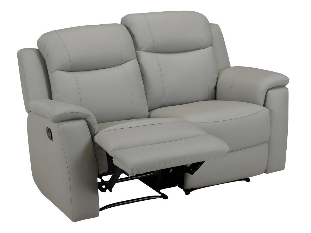 Vente-unique Relaxsofa Leder 2Sitzer EVASION  