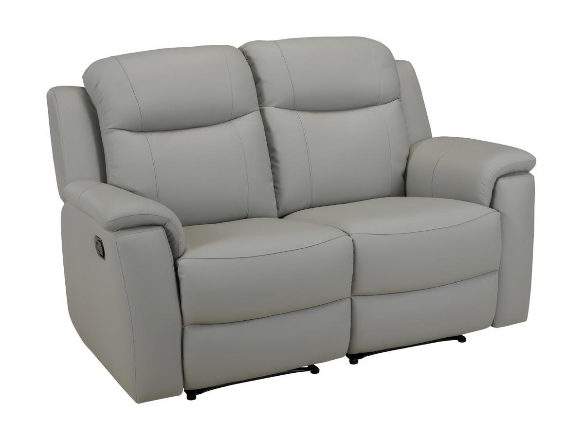 Vente-unique Relaxsofa Leder 2Sitzer EVASION  