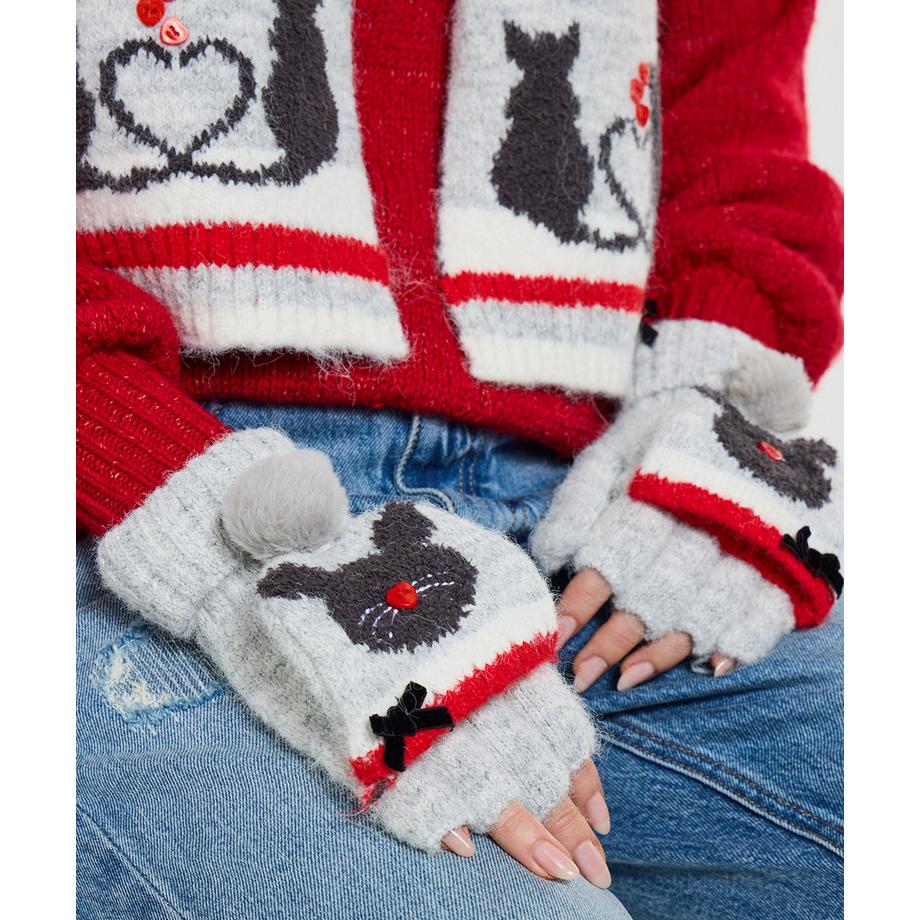 Mitaines sans doigts chat