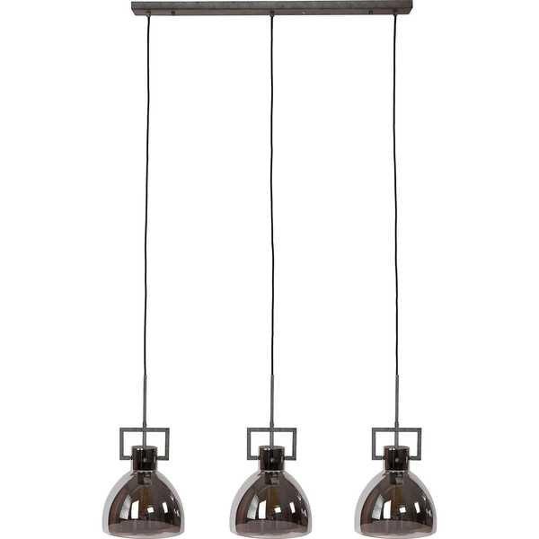 mutoni Lampe suspendue Industry 3 lumières  