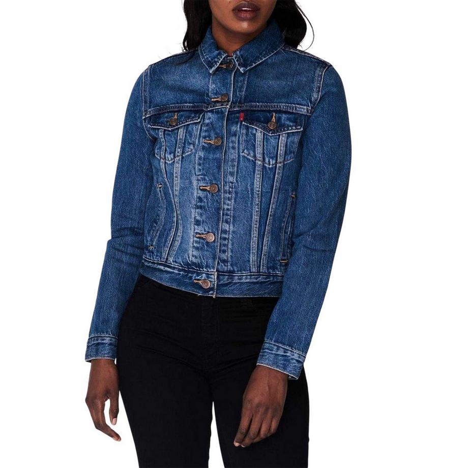 Levis Veste Camionneur Coupe Boyfriend  