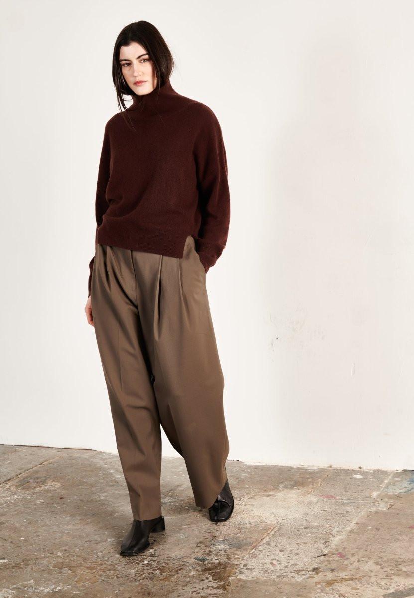 Studio Cashmere8 ZAYA 13 Oversize Stehkragen Pullover  