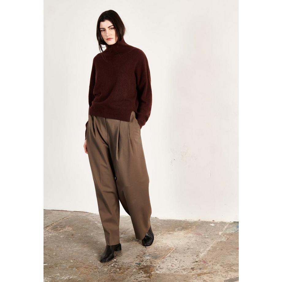 Studio Cashmere8 ZAYA 13 Maglione oversize collo alto  