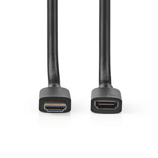 Nedis  Ultra High Speed HDMI™ Kabel | HDMI™ Kontakt | HDMI™ Hona | 8K@60Hz | 48 Gbps | 2,00 m | Rund | 7,9 mm | Svart | Låda 