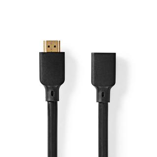 Nedis  Cavo HDMI™ ad altissima velocità | Contatto HDMI™ | HDMI™ Hona | 8K@60Hz | 48 Gbps | 2,00 m | Rotondo | 7,9 mm | Svart | Låda 