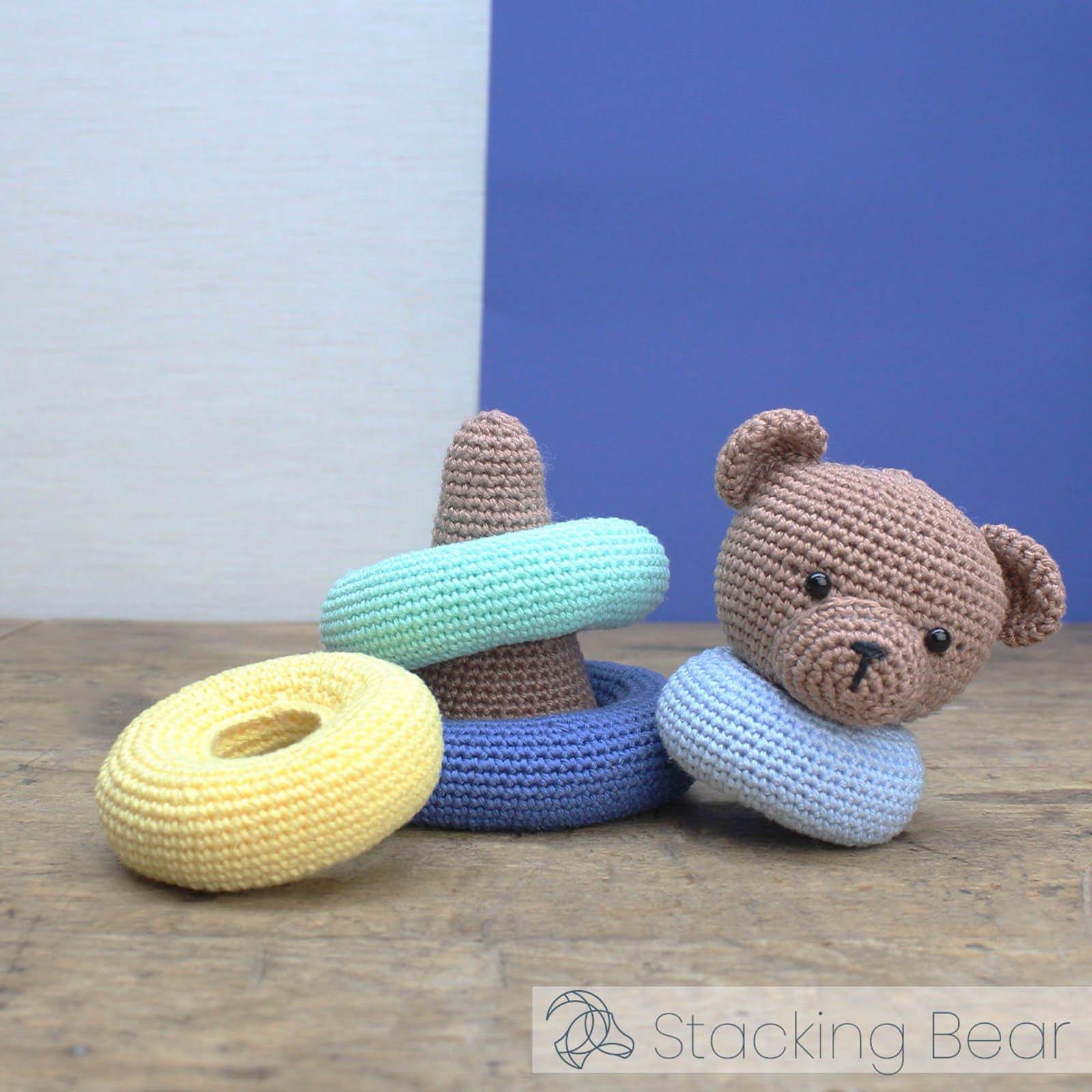 Hardicraft  Tour d'empilage d'ours - set au crochet 