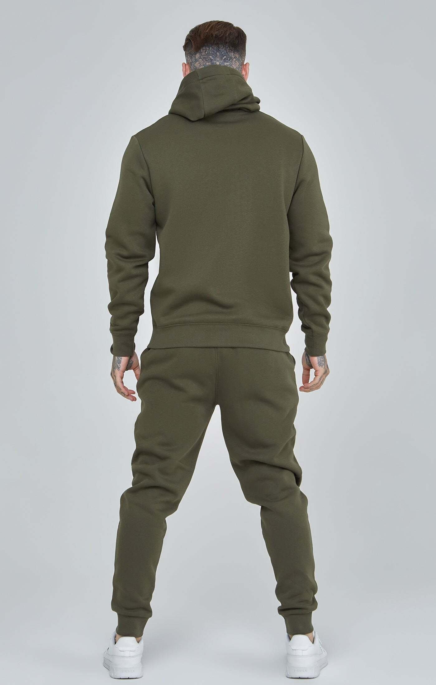 Sik Silk Essential Overhead Hoodie Khaki  
