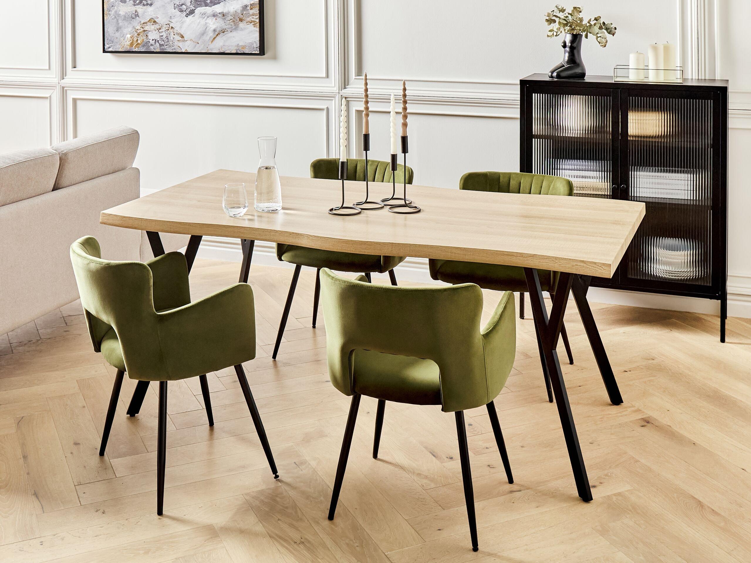 Beliani Table de repas en MDF Moderne ALTON  