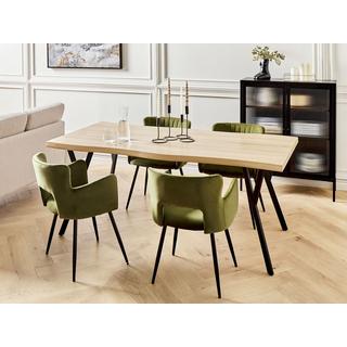 Beliani Esstisch aus MDF-Platte Modern ALTON  