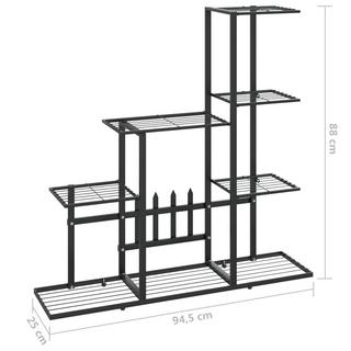 VidaXL supporto per piante Metallo  