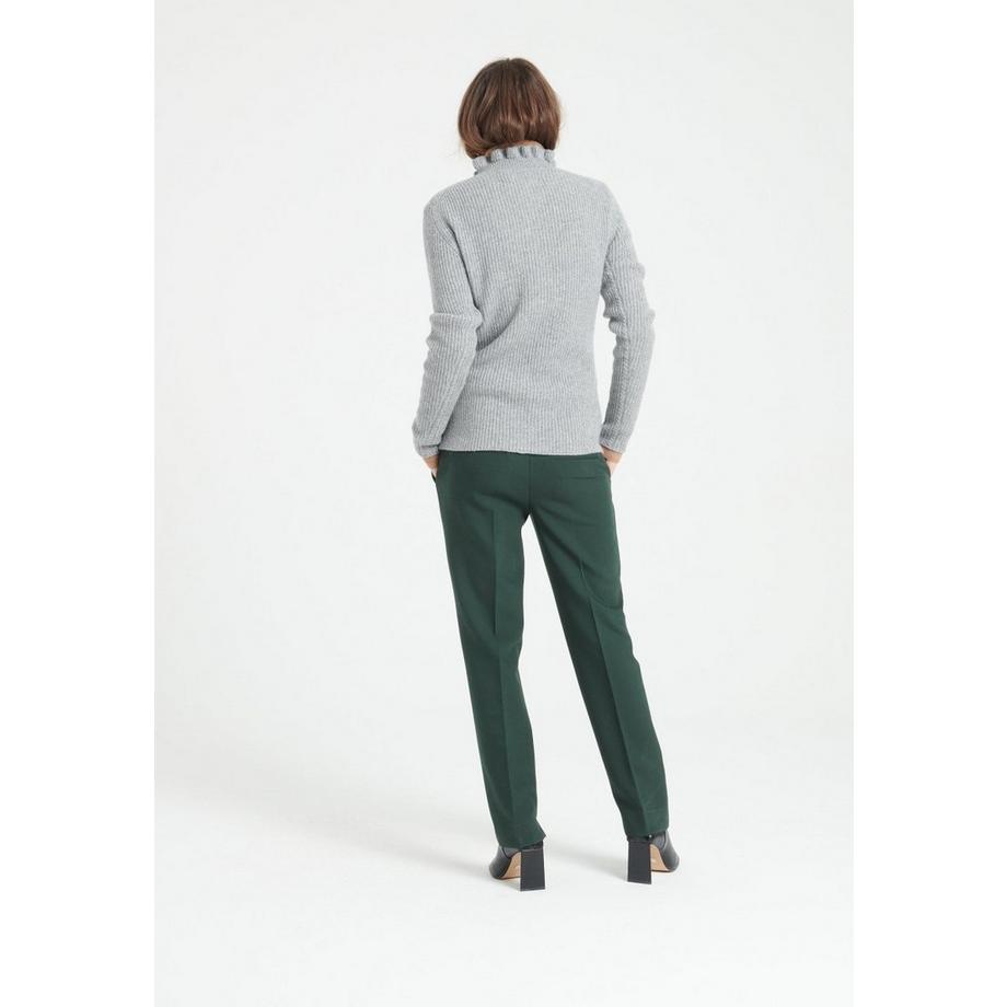 Studio Cashmere8 MIA 4 Pull col falbala zippé  