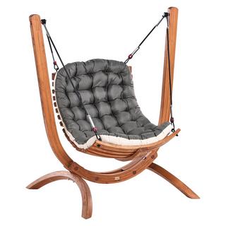 Beliani Balancelle de jardin en Bois de larix Rustique ALLISTE  