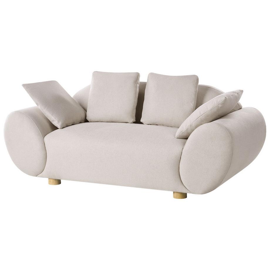 Beliani Canapé 2 places en Tissu Moderne RINGEL  