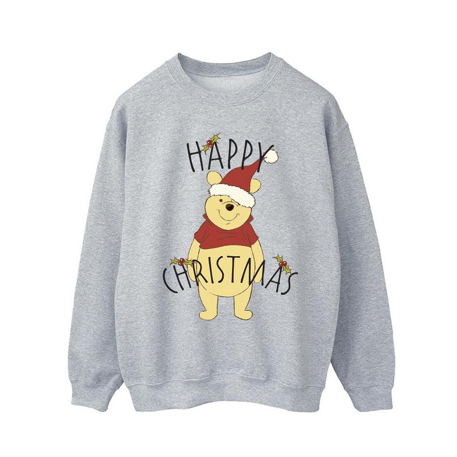 Disney Happy Holly Christmas Winnie the Pooh Sweatshirt  