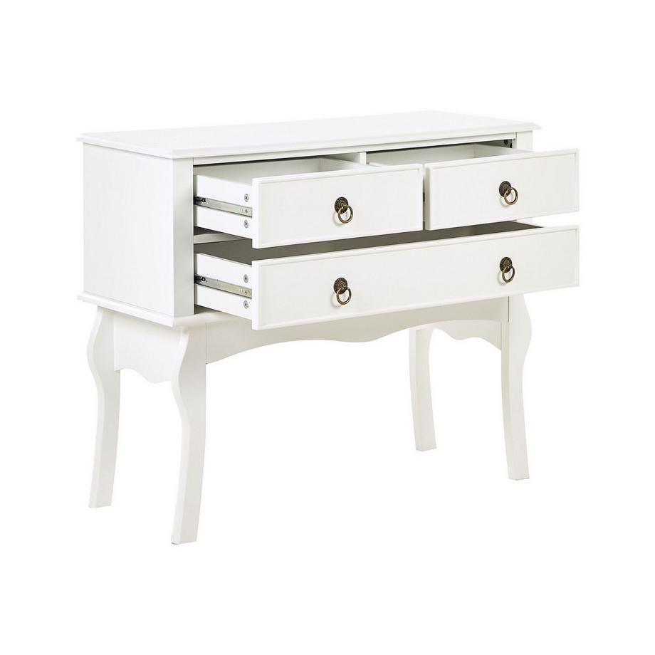 Beliani Tavolino consolle en Fibra a media densità (MDF) Retrò LAMAR  