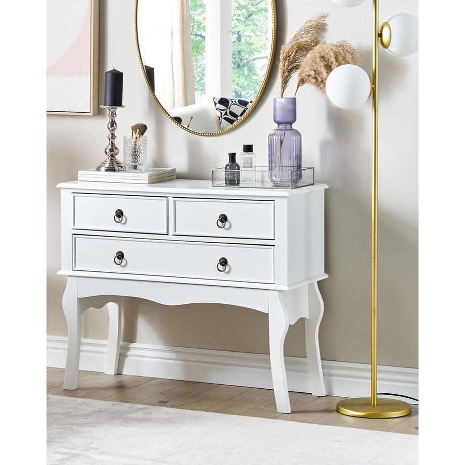 Beliani Tavolino consolle en Fibra a media densità (MDF) Retrò LAMAR  