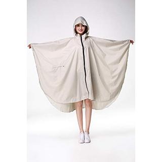 Alopini Poncho antipioggia elegante impermeabile con cappuccio cerniera  