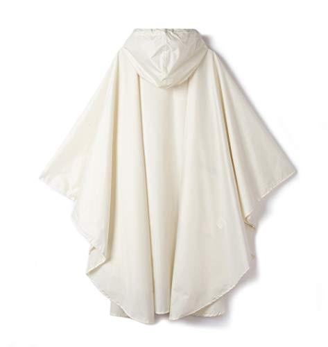 Alopini Poncho antipioggia elegante impermeabile con cappuccio cerniera  