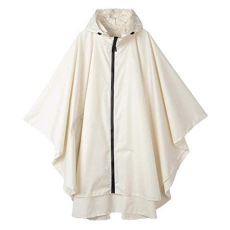 Alopini Poncho antipioggia elegante impermeabile con cappuccio cerniera  