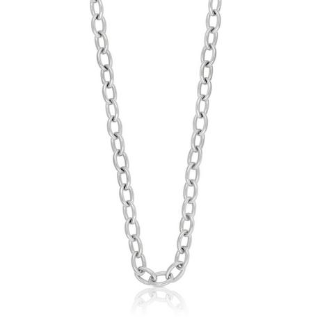 MUAU Schmuck  Collier Anker Weissgold 750, 45cm, 6mm 