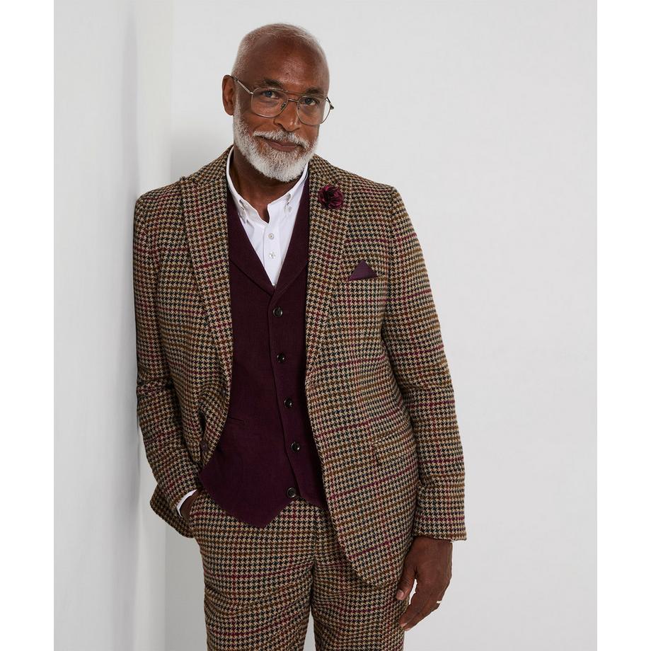 Hahnentritt-Blazer im Heritage-Stil